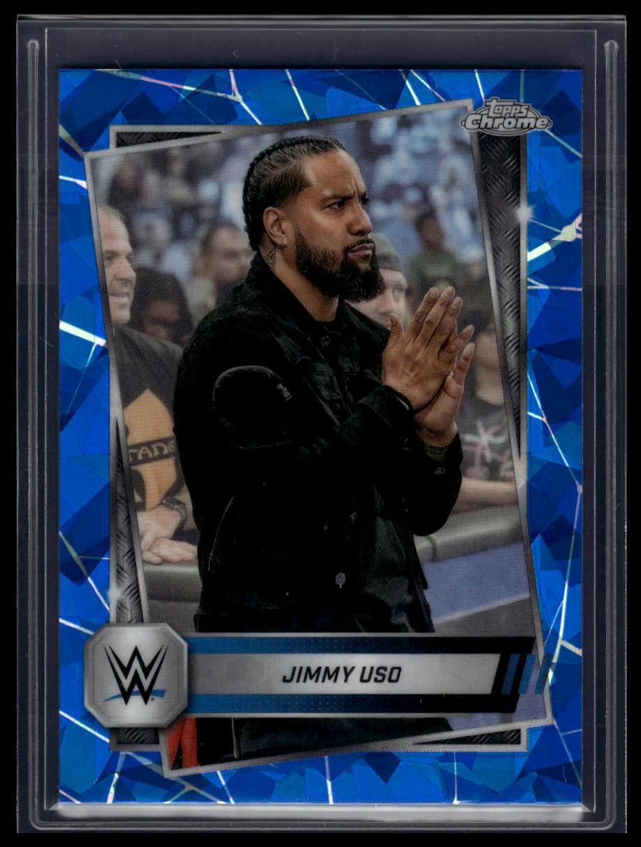 2025 Topps Chrome Sapphire WWE #56 Jimmy Uso