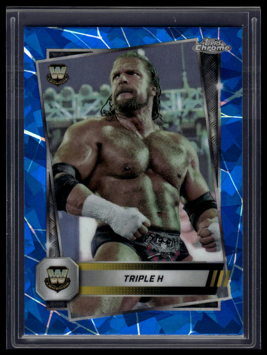 2025 Topps Chrome Sapphire WWE #22 Triple H