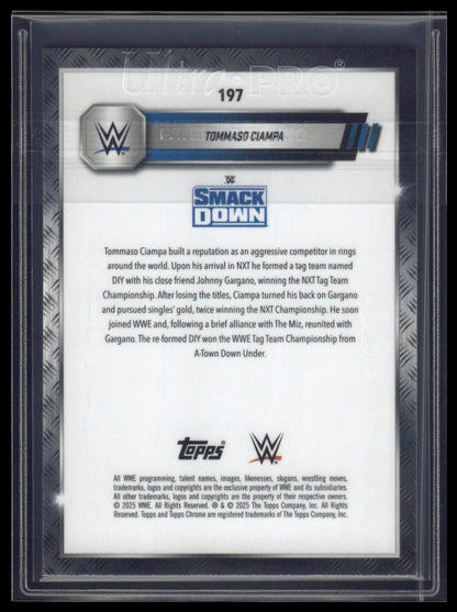 2025 Topps Chrome Sapphire WWE #197 Tommaso Ciampa