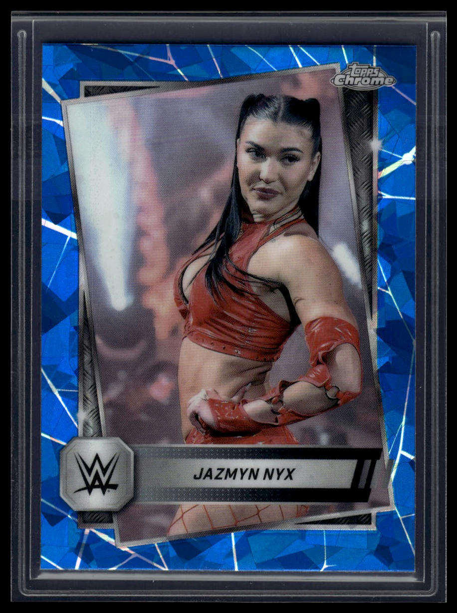 2025 Topps Chrome Sapphire WWE #41 Jazmyn Nyx