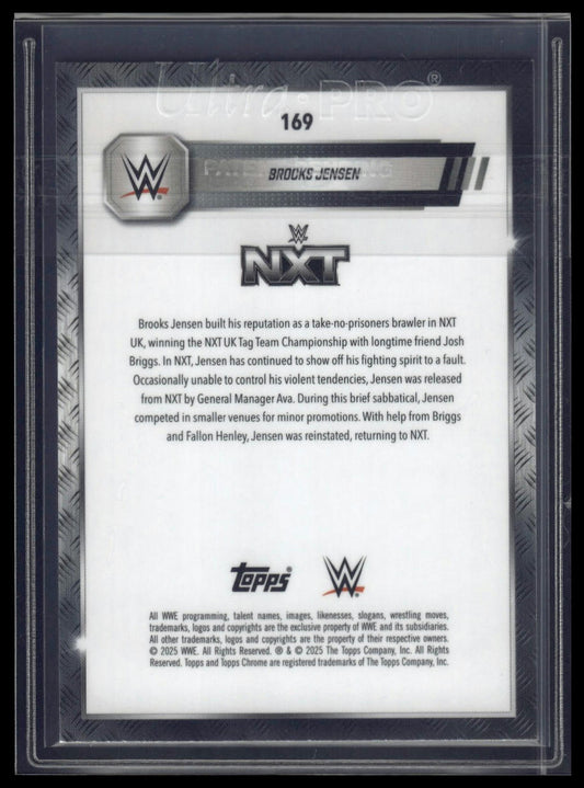 2025 Topps Chrome Sapphire WWE #169 Brooks Jensen