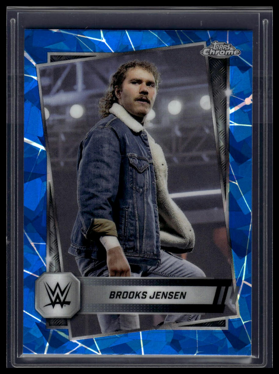 2025 Topps Chrome Sapphire WWE #169 Brooks Jensen