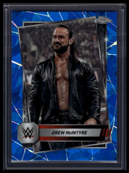 2025 Topps Chrome Sapphire WWE #19 Drew McIntyre