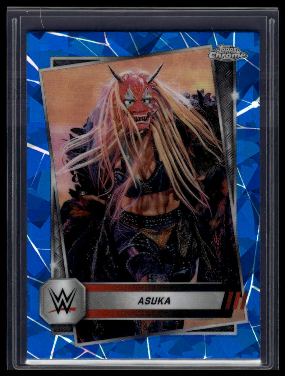 2025 Topps Chrome Sapphire WWE #111 Asuka