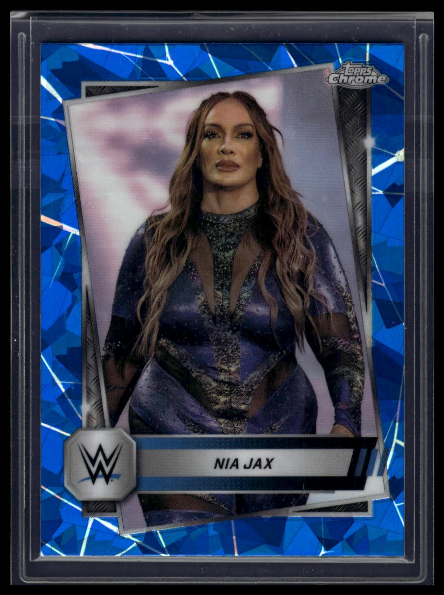 2025 Topps Chrome Sapphire WWE #175 Nia Jax
