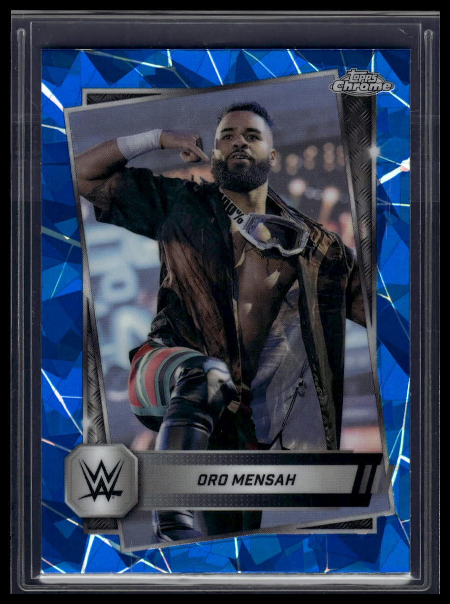 2025 Topps Chrome Sapphire WWE #90 Oro Mensah