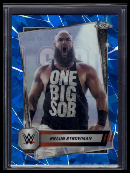 2025 Topps Chrome Sapphire WWE #158 Braun Strowman