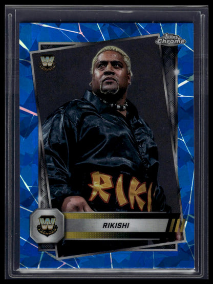2025 Topps Chrome Sapphire WWE #11 Rikishi