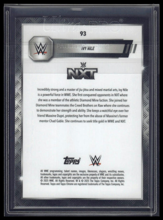 2025 Topps Chrome Sapphire WWE #93 Ivy Nile