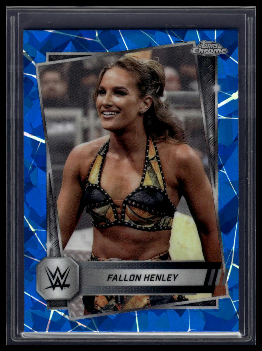 2025 Topps Chrome Sapphire WWE #86 Fallon Henley
