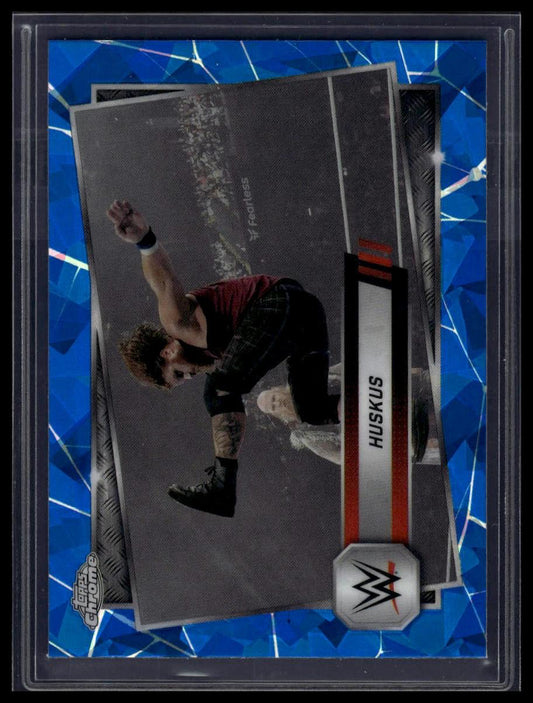 2025 Topps Chrome Sapphire WWE #83 Huskus