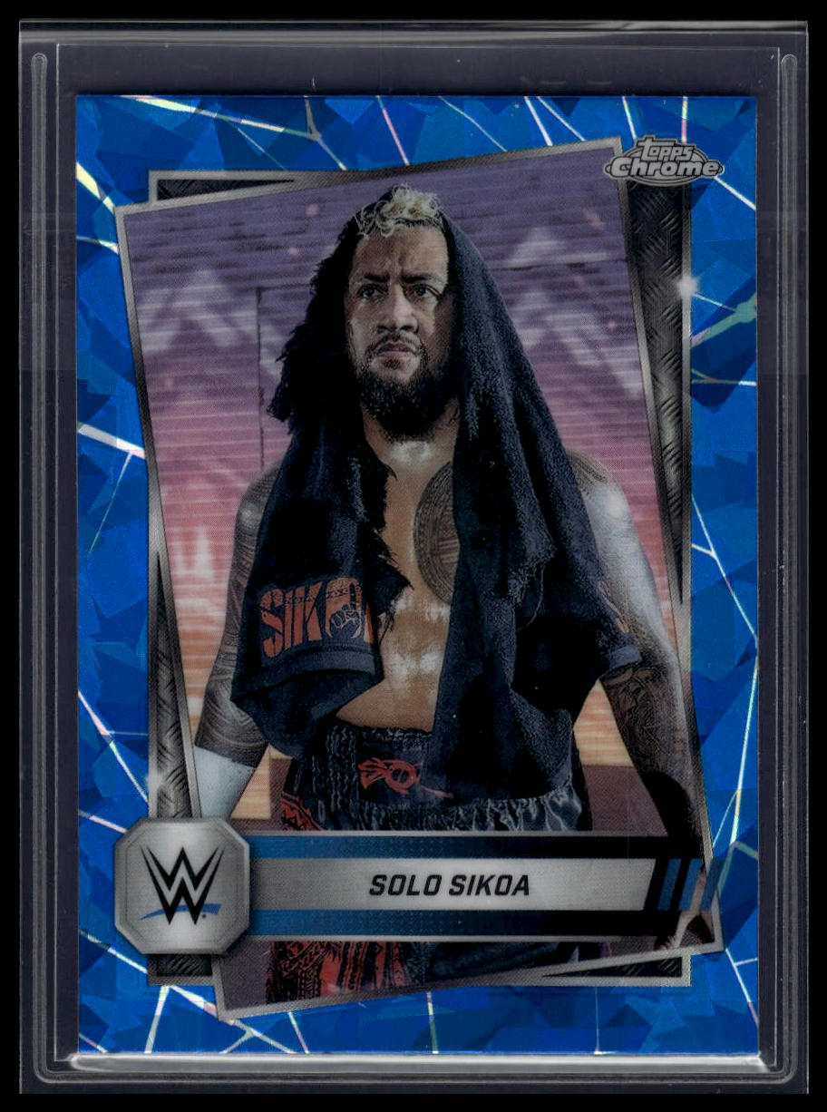 2025 Topps Chrome Sapphire WWE #24 Sol Ruca