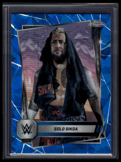 2025 Topps Chrome Sapphire WWE #24 Sol Ruca