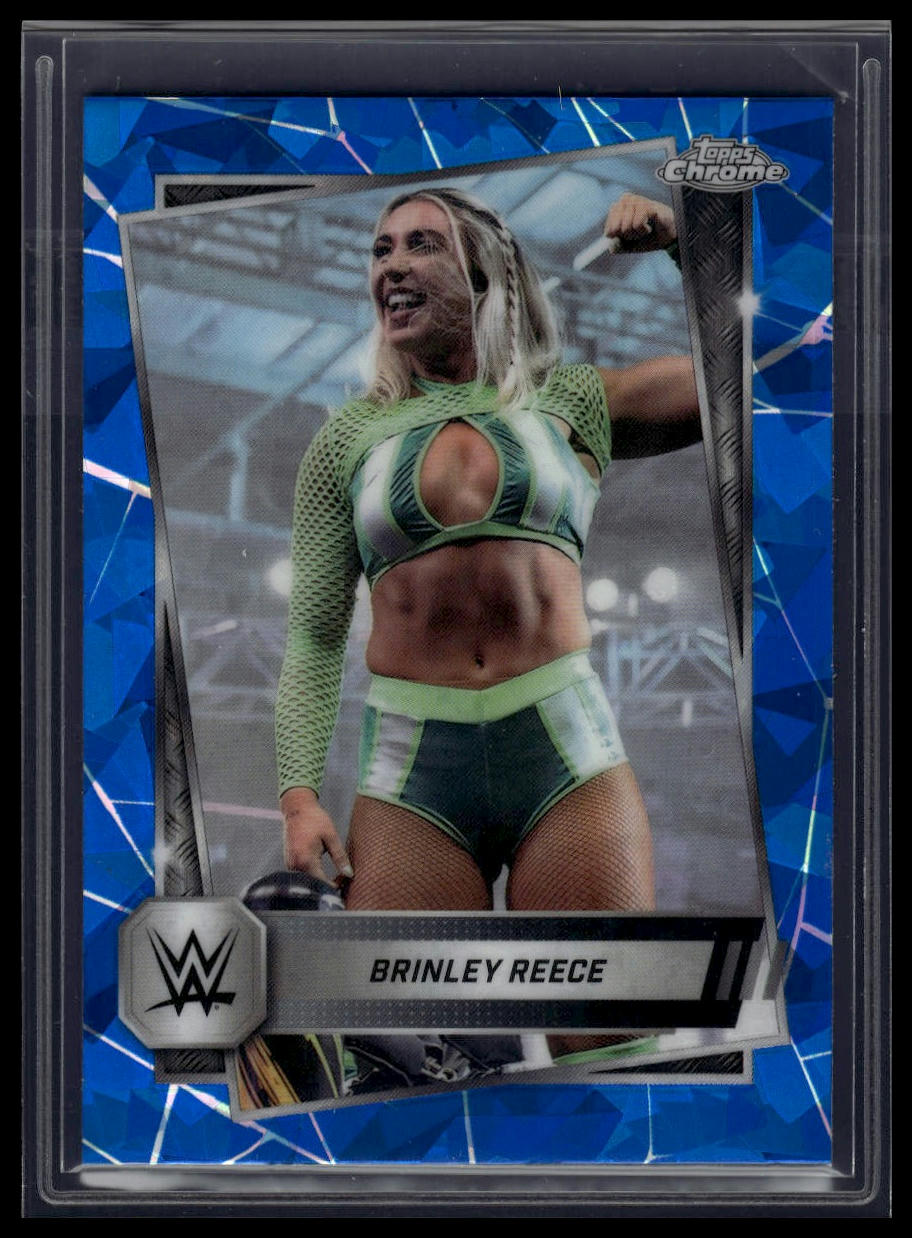 2025 Topps Chrome Sapphire WWE #144 Brinley Reece