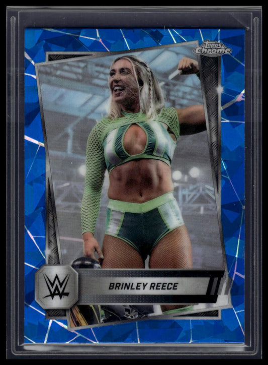 2025 Topps Chrome Sapphire WWE #144 Brinley Reece