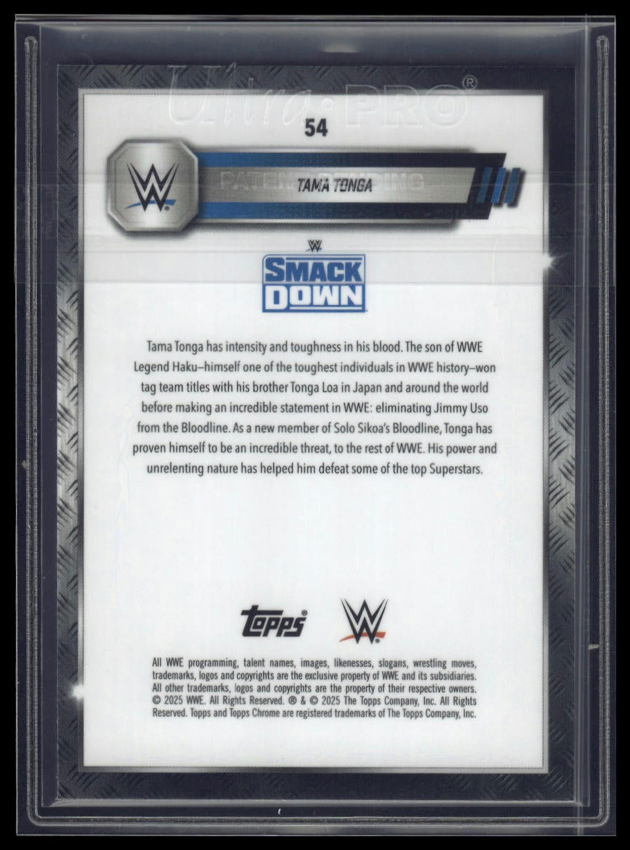 2025 Topps Chrome Sapphire WWE #54 Tama Tonga