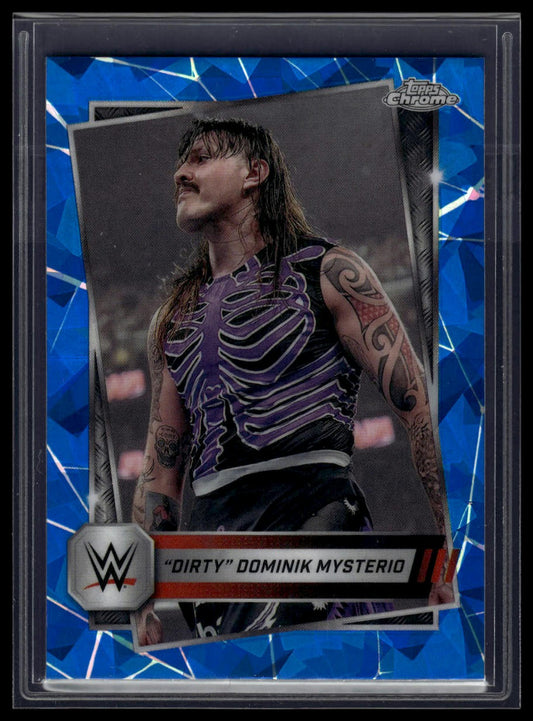 2025 Topps Chrome Sapphire WWE #35 "Dirty" Dominik Mysterio