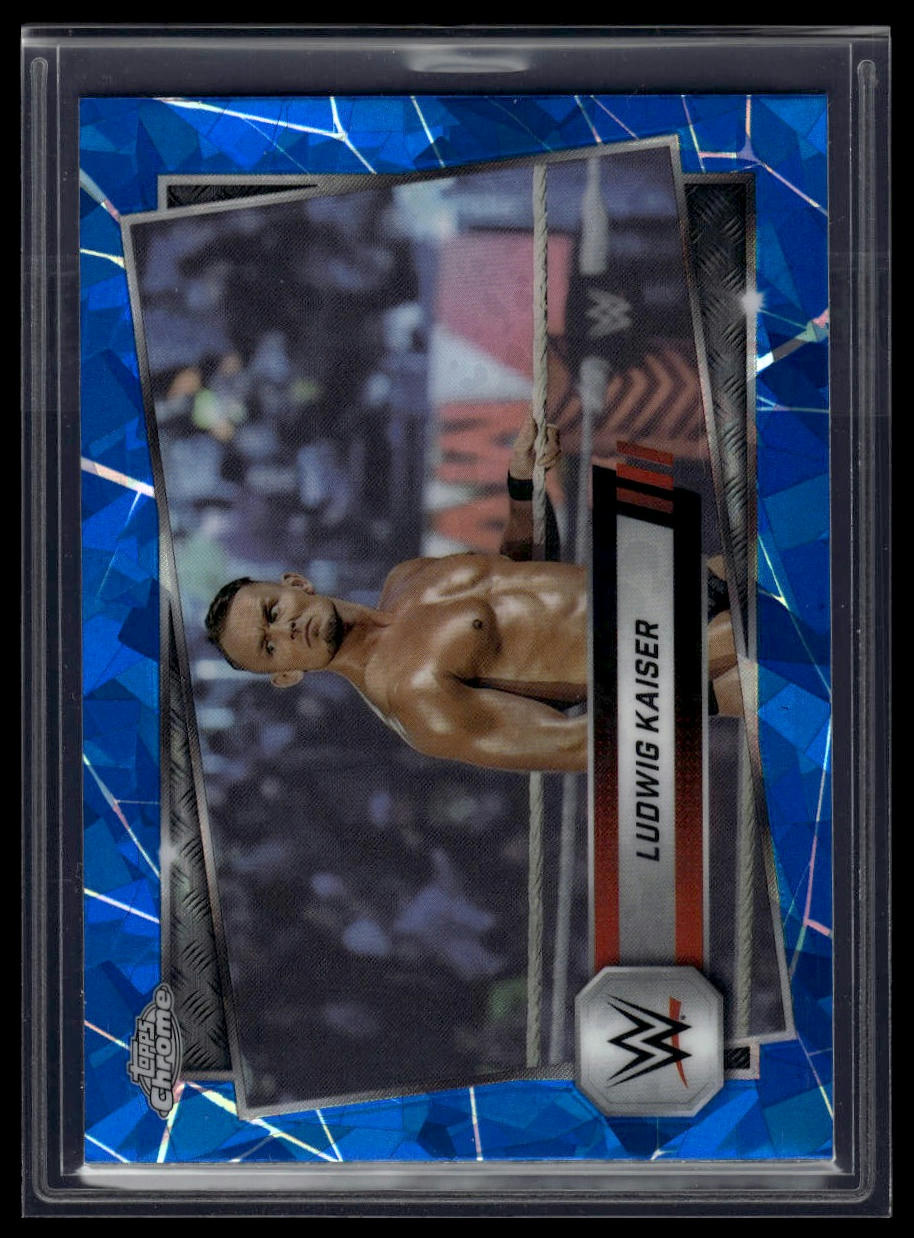 2025 Topps Chrome Sapphire WWE #129 Ludwig Kaiser