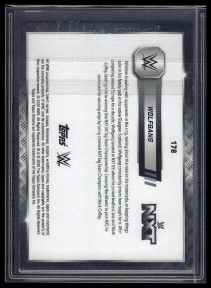 2025 Topps Chrome Sapphire WWE #178 Wolfgang