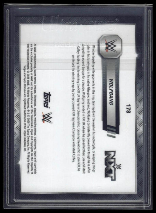 2025 Topps Chrome Sapphire WWE #178 Wolfgang