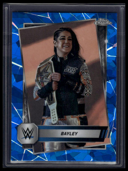 2025 Topps Chrome Sapphire WWE #137 Bayley