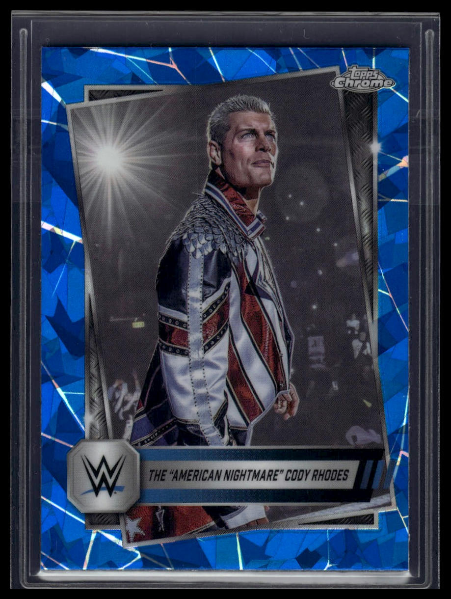 2025 Topps Chrome Sapphire WWE #1 Cody Rhodes