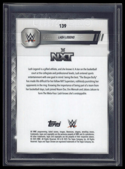 2025 Topps Chrome Sapphire WWE #139 Lash Legend