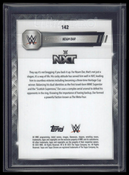 2025 Topps Chrome Sapphire WWE #142 Noam Dar