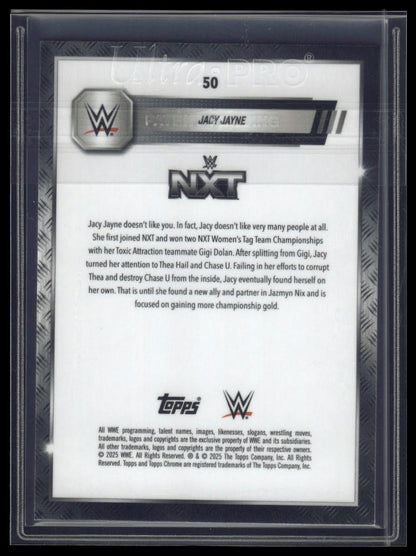 2025 Topps Chrome Sapphire WWE #50 Jacy Jayne
