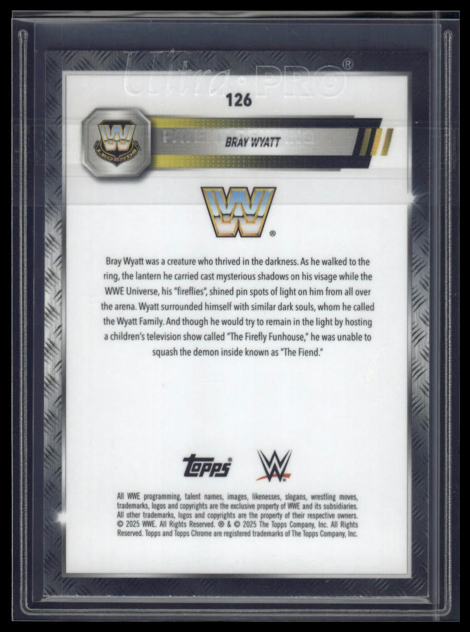 2025 Topps Chrome Sapphire WWE #126 Bray Wyatt