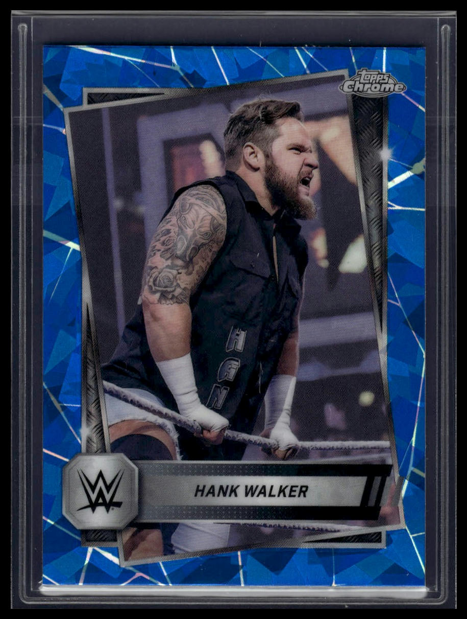 2025 Topps Chrome Sapphire WWE #65 Hank Walker