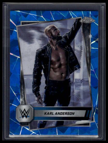 2025 Topps Chrome Sapphire WWE #79 Karl Anderson