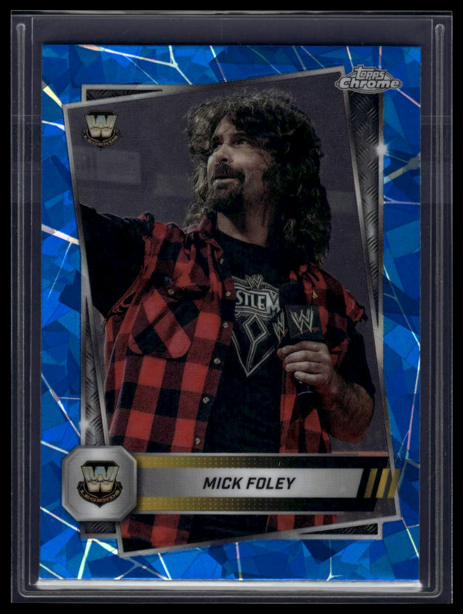 2025 Topps Chrome Sapphire WWE #119 Mick Foley