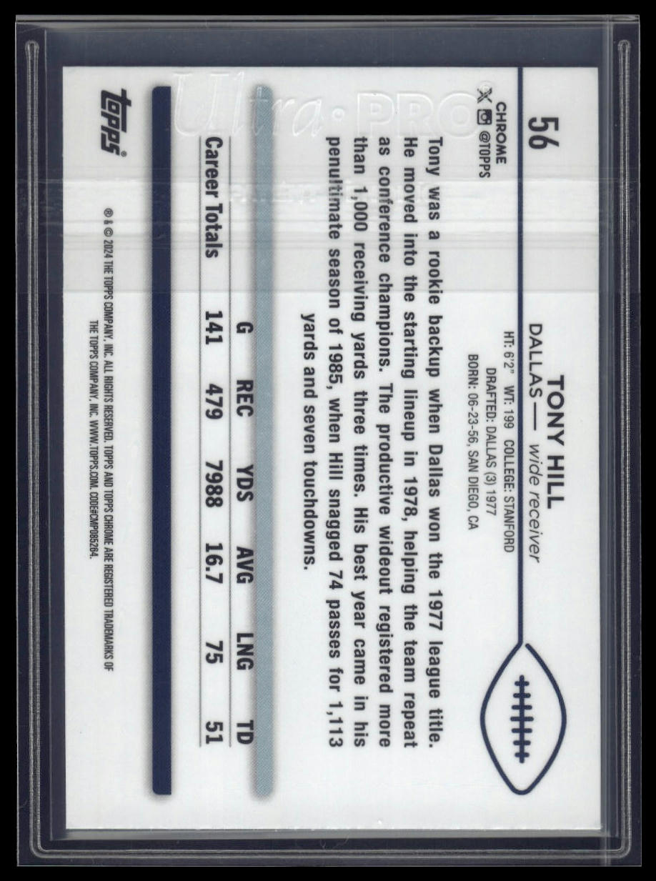 2024 Topps Chrome Sapphire Edition #56 Tony Hill