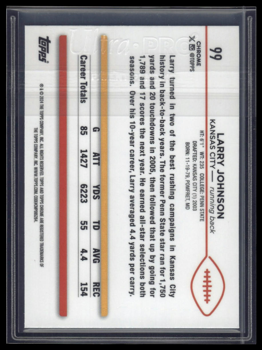 2024 Topps Chrome Sapphire Edition #99 Larry Johnson