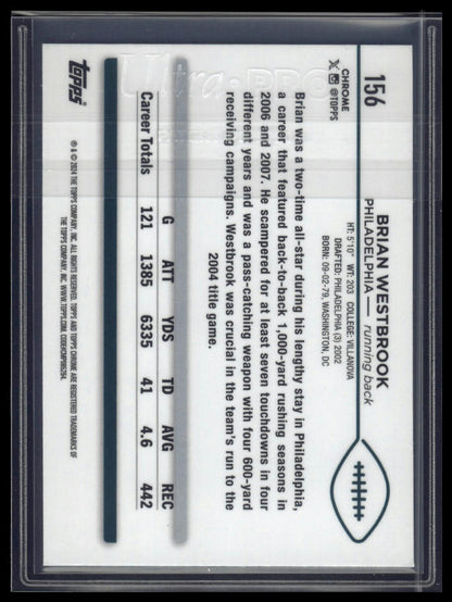 2024 Topps Chrome Sapphire #156 Brian Westbrook