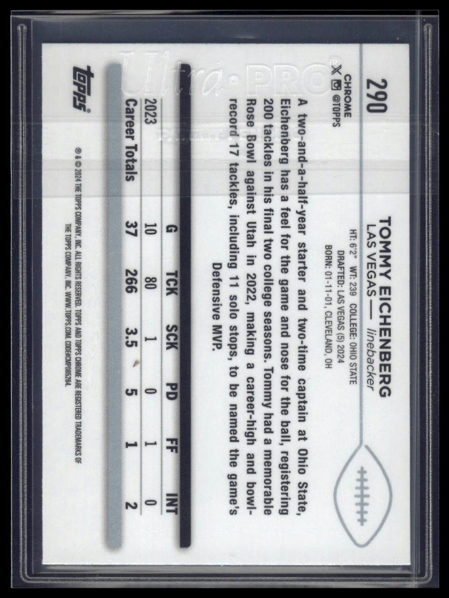 2024 Topps Chrome Sapphire Edition #290 Tommy Eichenberg