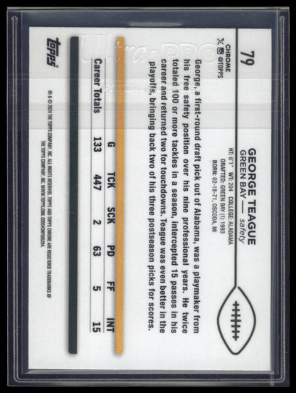 2024 Topps Chrome Sapphire Edition #79 George Teague