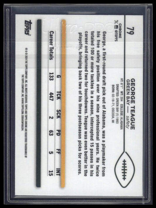 2024 Topps Chrome Sapphire Edition #79 George Teague