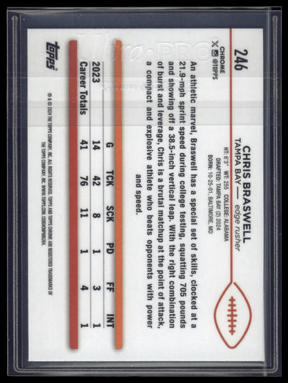 2024 Topps Chrome Sapphire Edition #246 Chris Braswell