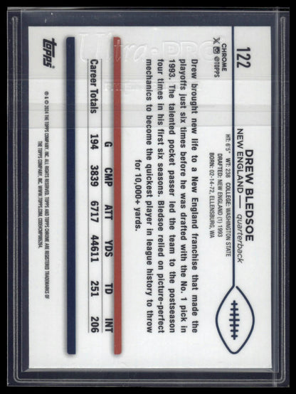 2024 Topps Chrome Sapphire Edition #122 Drew Bledsoe