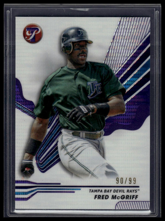 2024 Topps Pristine #225 Fred McGriff Pristine Purple Refractors #/99