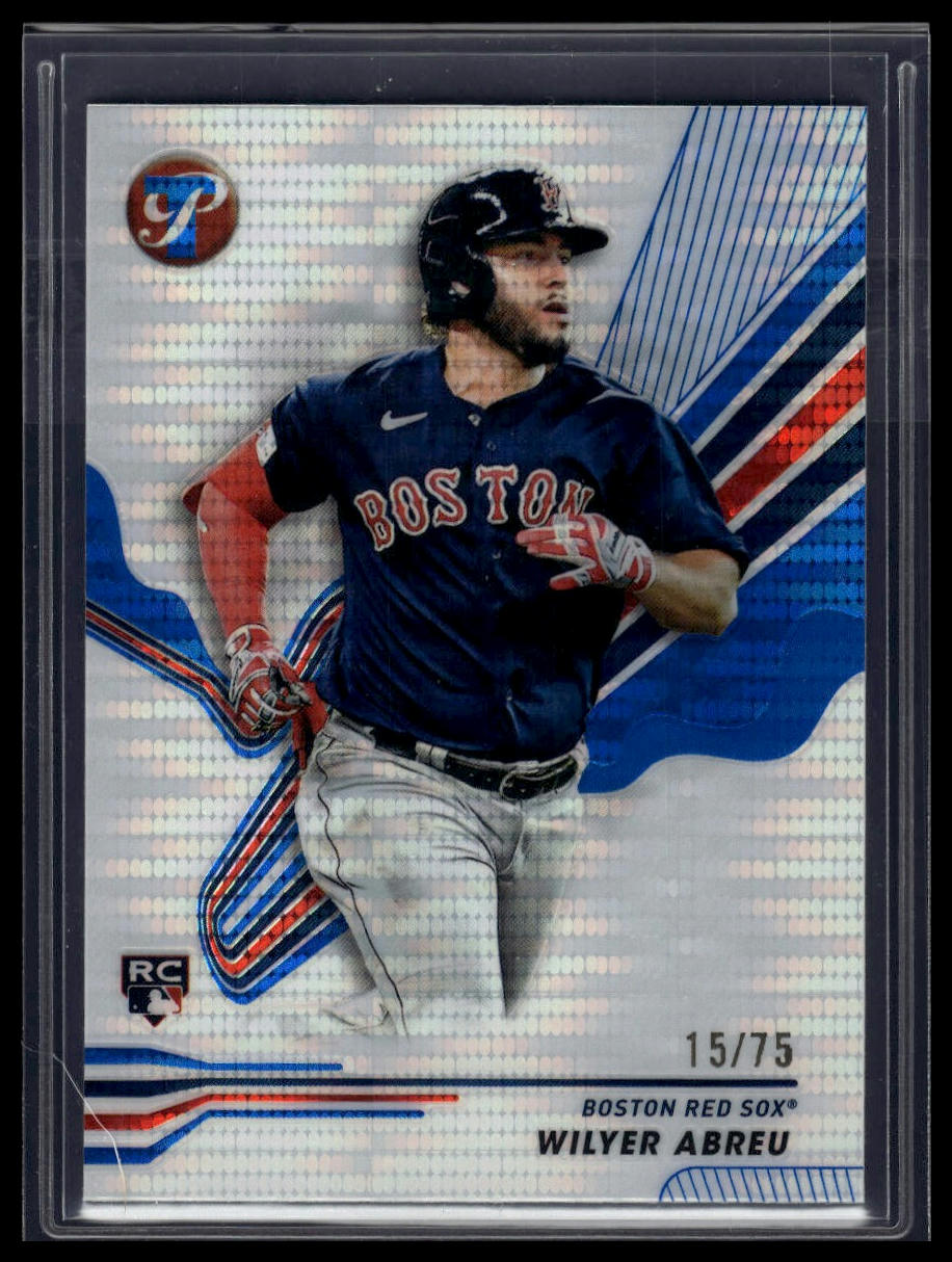 2024 Topps Pristine #95 Wilyer Abreu Blue Refractors #/75