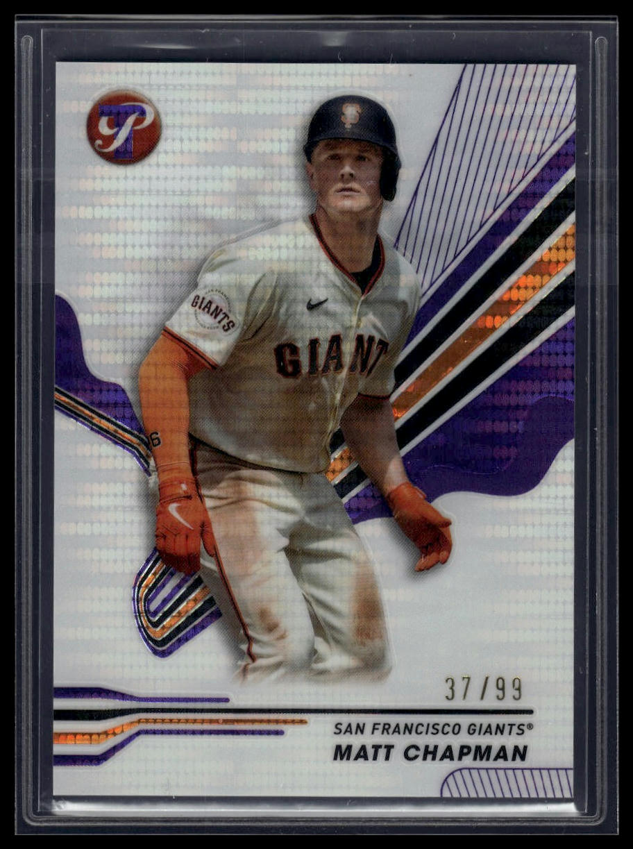2024 Topps Pristine #235 Matt Chapman Pristine Purple Refractors #/99