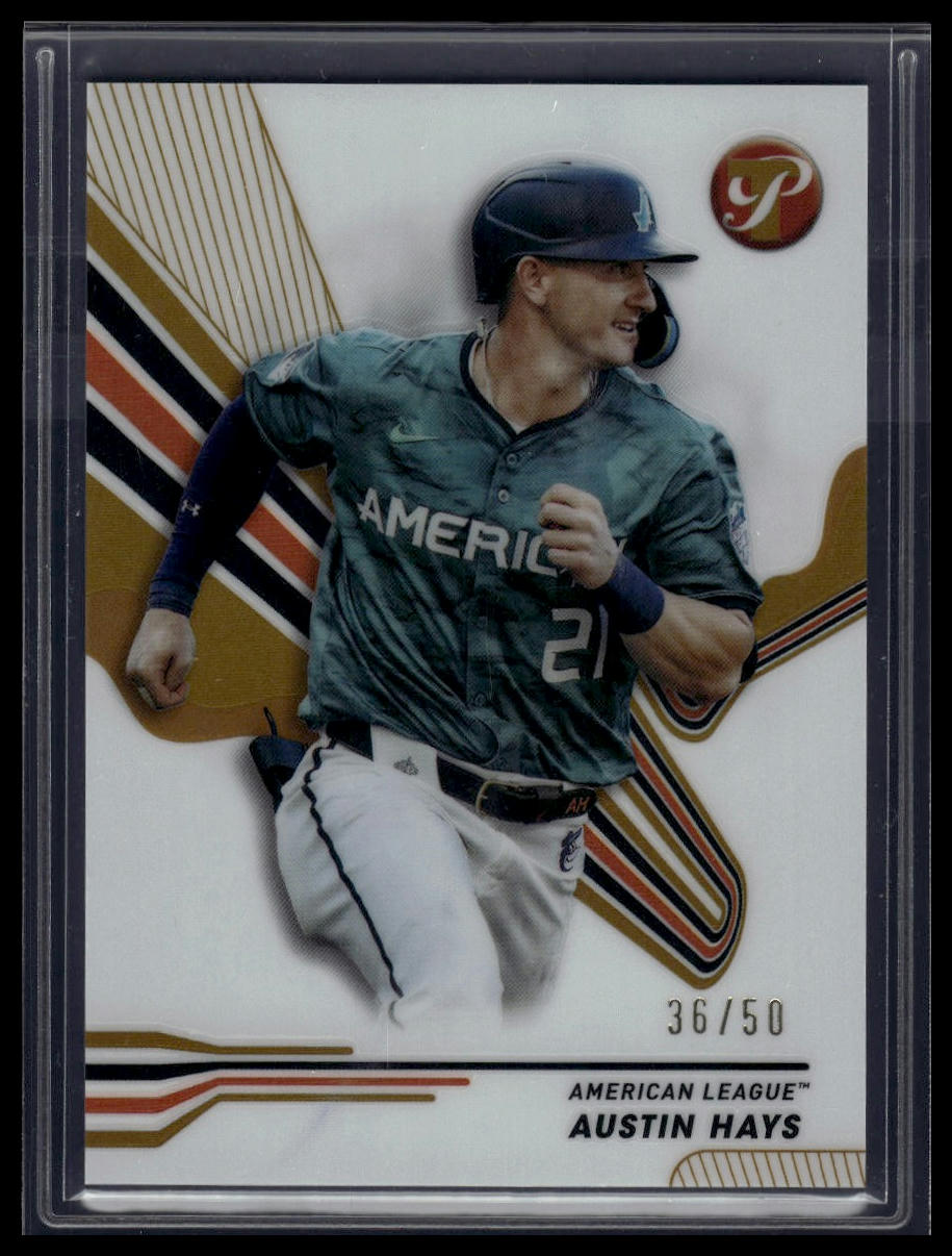 2024 Topps Pristine #300 Austin Hays Gold Refractors #/50