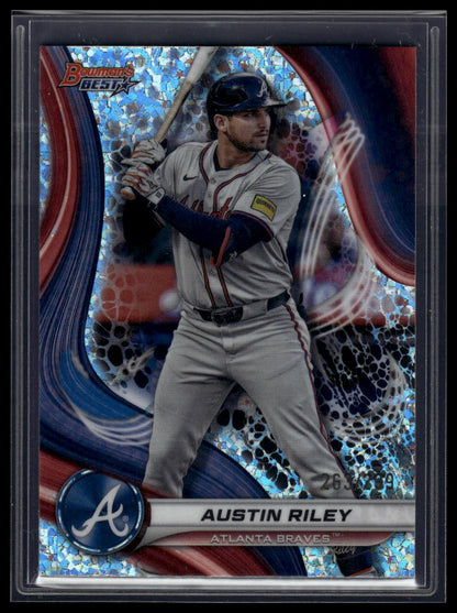 2024 Bowman's Best #6 Austin Riley Mini-Diamond Refractors #/299