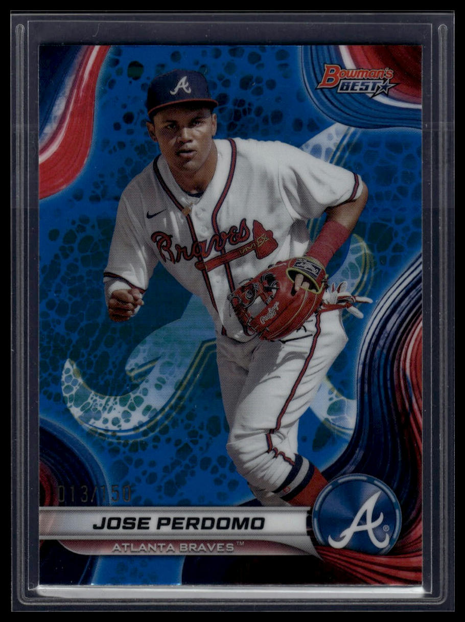 2024 Bowman's Best #TP-1 Jose Perdomo Prospects Blue Refractors #/150