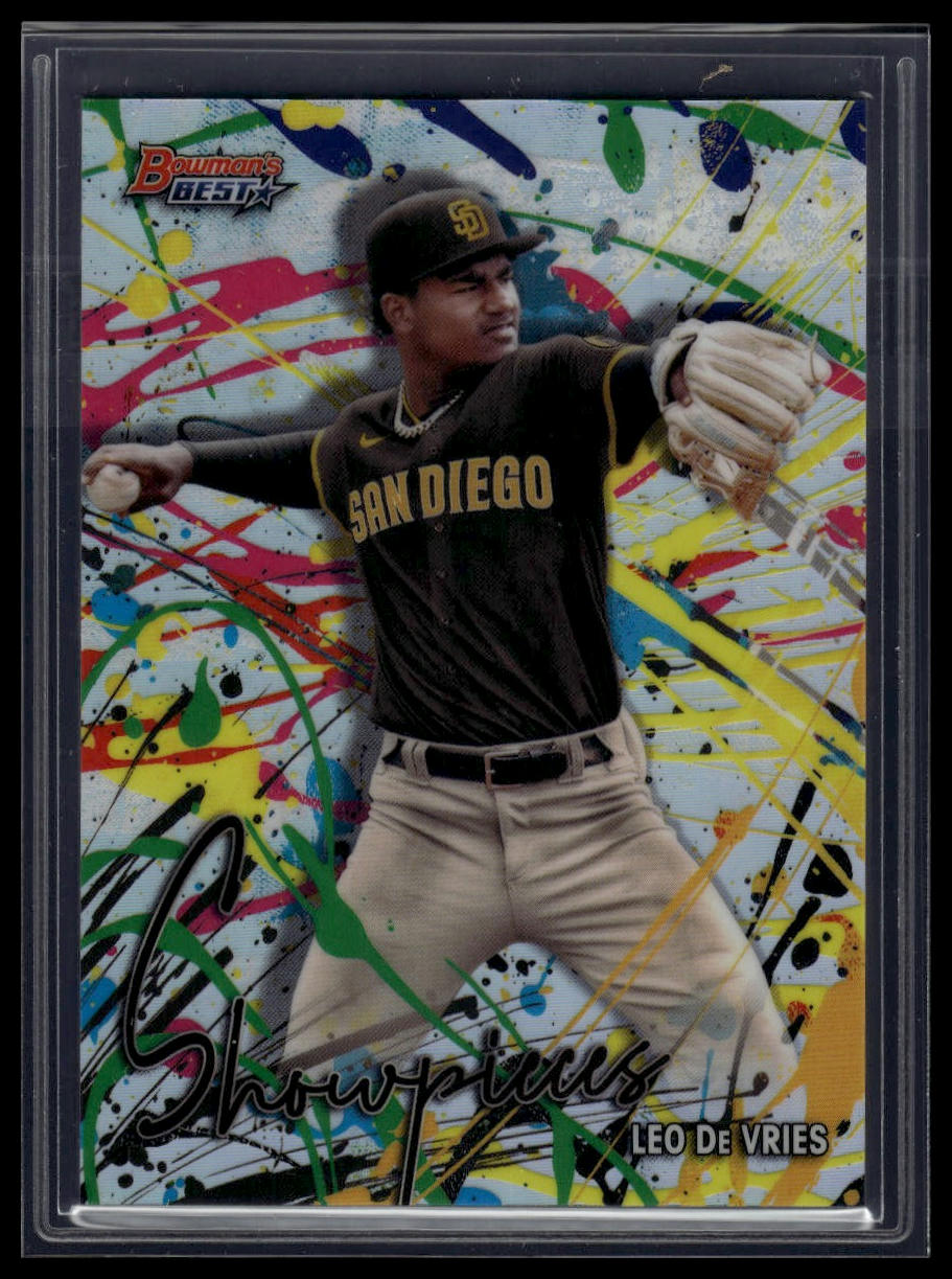 2024 Bowman's Best #BS-4 Leo De Vries Bowman Showpieces