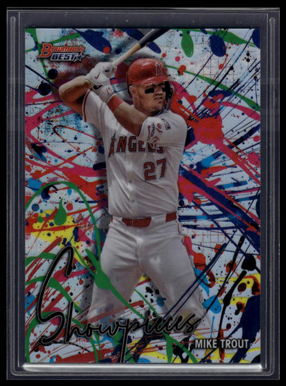 2024 Bowman's Best #BS-1 Mike Trout Bowman Showpieces
