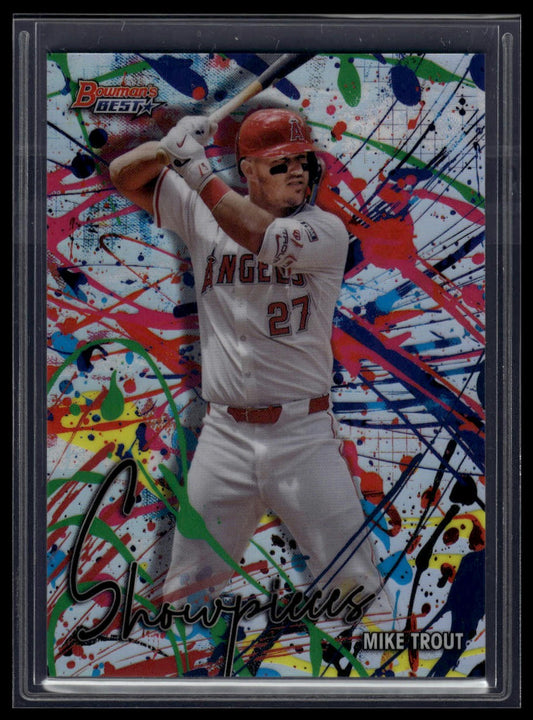 2024 Bowman's Best #BS-1 Mike Trout Bowman Showpieces